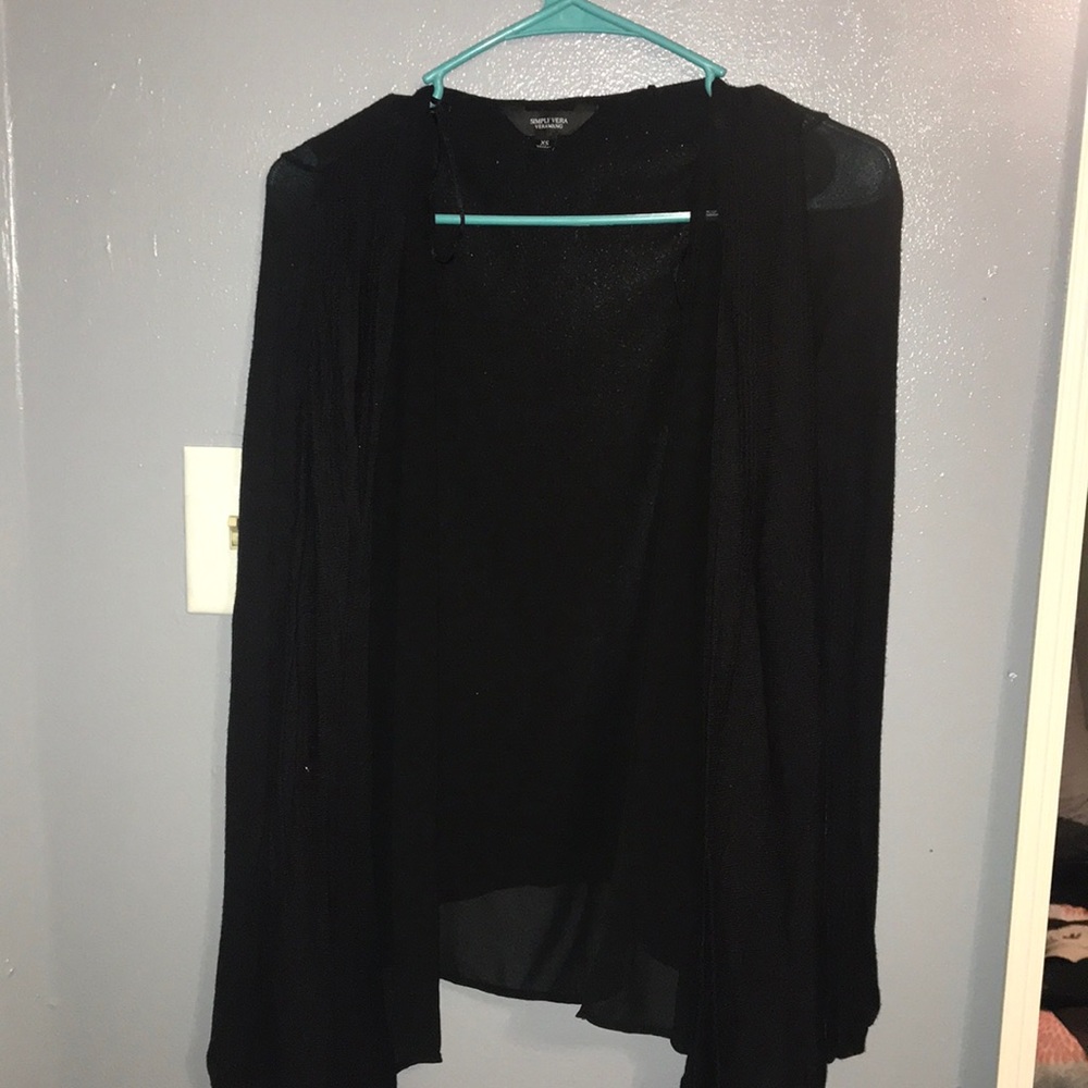 Simply Vera wang black cardigan
